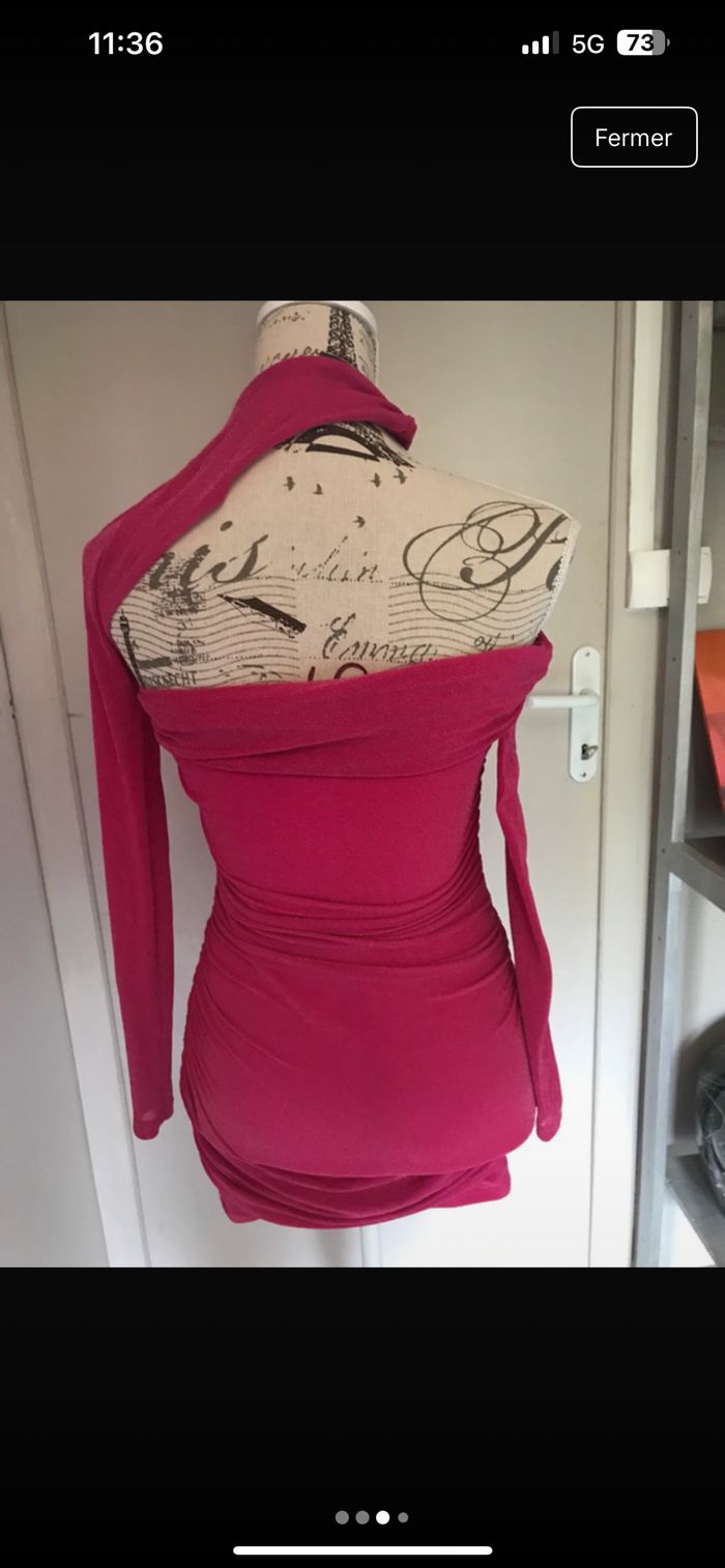 Robe paillette rose - photo numéro 3