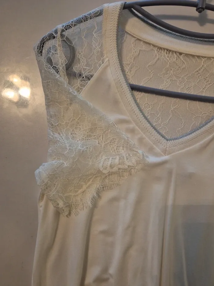 t-shirt dentelle - photo numéro 3