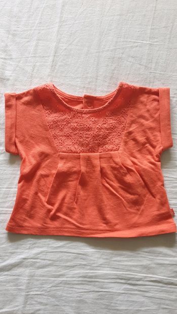 T-shirt manches courtes Obaibi, 1 mois