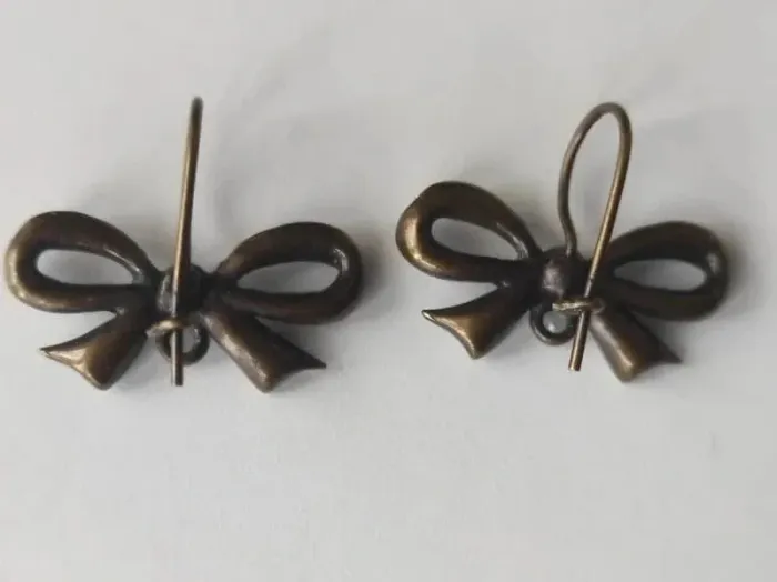 Parure broche et BO noeuds Neufs - photo numéro 5