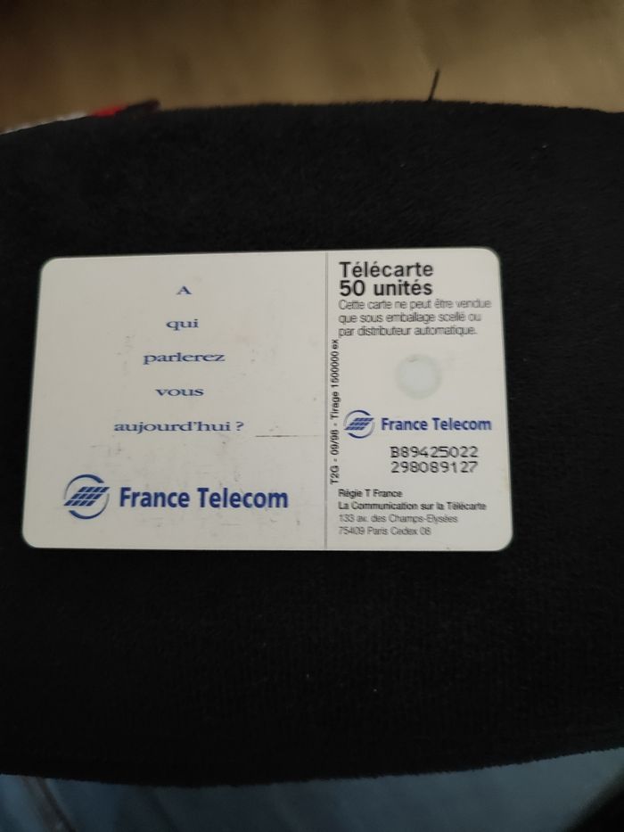 Télécartes téléphonique - photo numéro 2