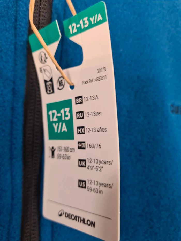 2 polaires Zippés quechua - photo numéro 4