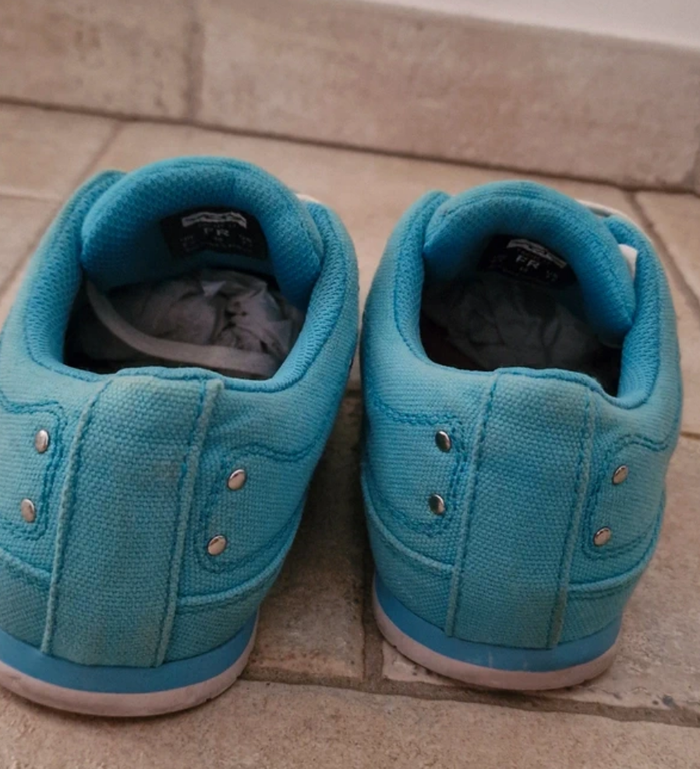 Baskets VO7 Yacht 13 – Turquoise – Pointure 40 – Bon état - photo numéro 6