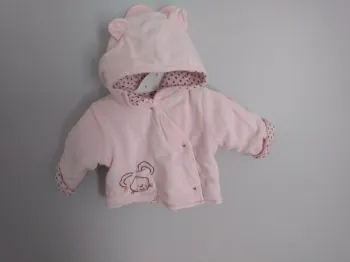 Veste rose douce Petit Kimbaloo 1 mois