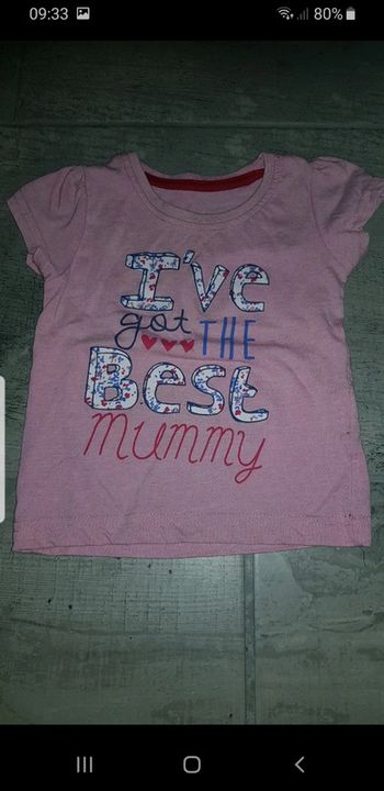 T shirt 12 mois