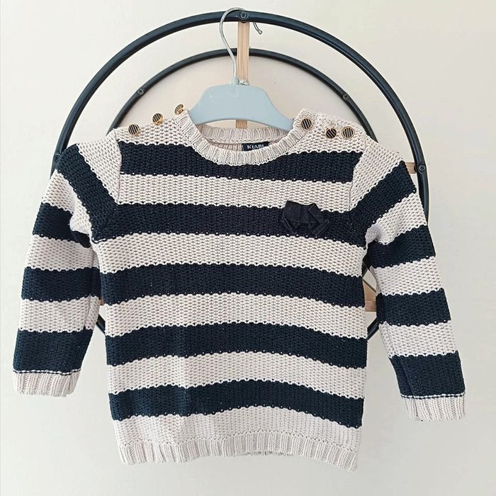 24 mois 2 ans pull marinière kiabi