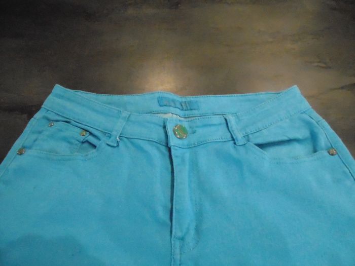 Jeans stretch BS fashion 40 turquoise - photo numéro 2
