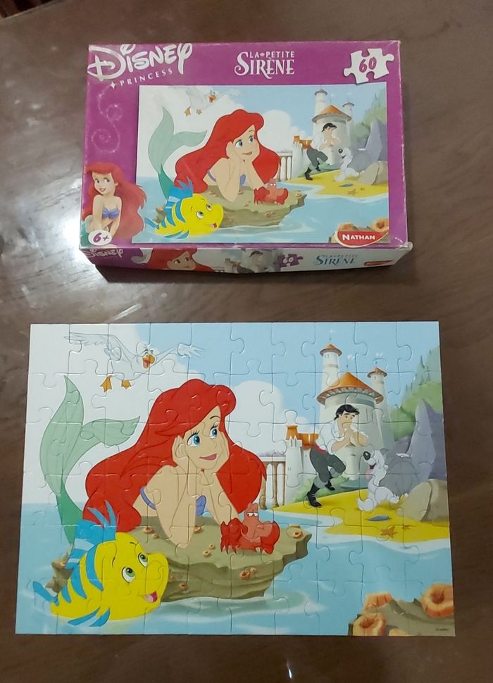Puzzle 60 pièces la petite sirène - photo numéro 2