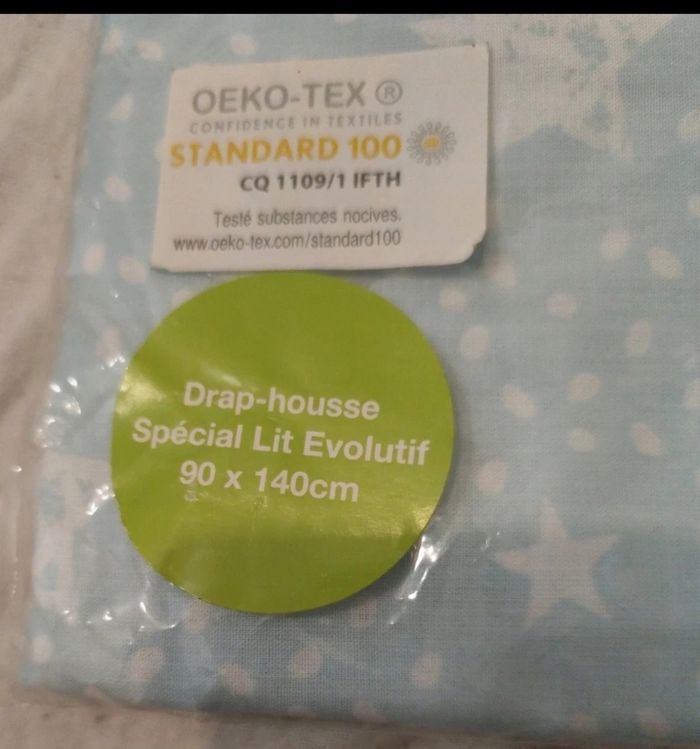 Drap housse  90/140 - photo numéro 3