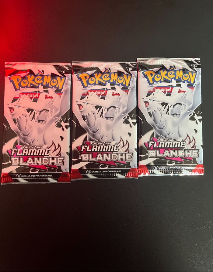 Lot booster flamme blanche
