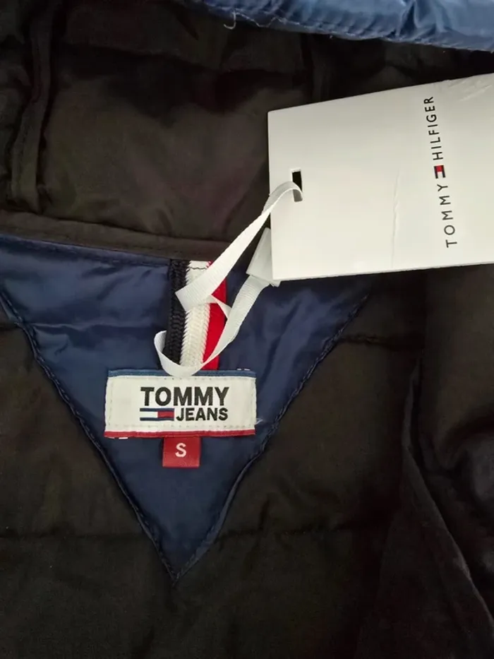 Doudoune bleu marine Tommy Hilfiger - photo numéro 3