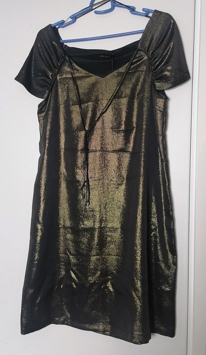 Robe courte mordoré légère fluide Taille M Cop Copine - photo numéro 8