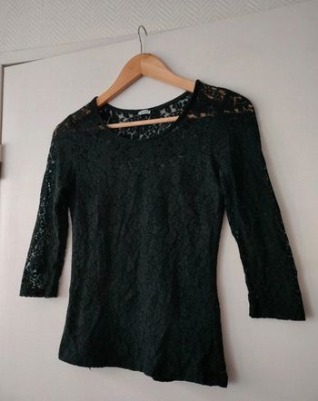 Haut dentelle noire Pimkie