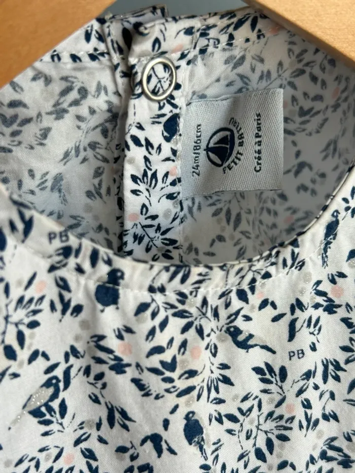 Blouse d’été Petit bateau fille 24 mois Tbe - photo numéro 3
