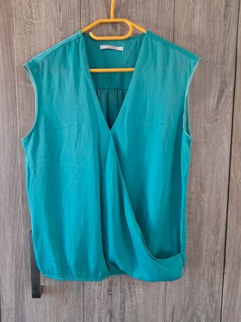 Blouse effet cache cœur