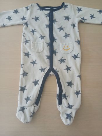 Pyjama garcon d hiver en coton taille 3 mois marque gemo