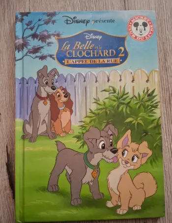 Livre  belle et le  clochard