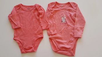 Lot de 2 bodies Tex & Kiabi 9 mois