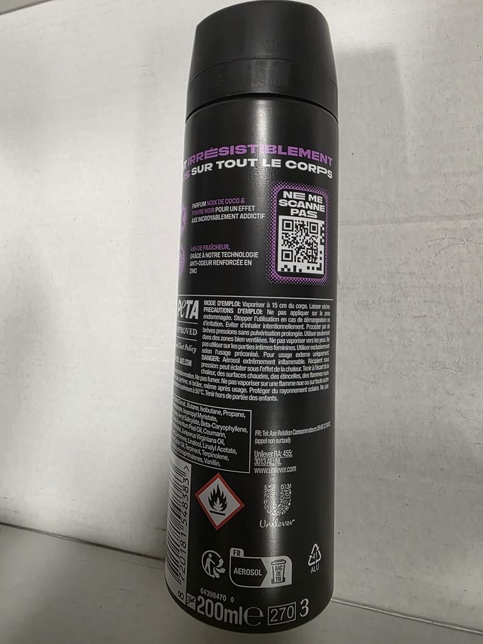 Déodorant AXE 200ml  Provocation - photo numéro 3