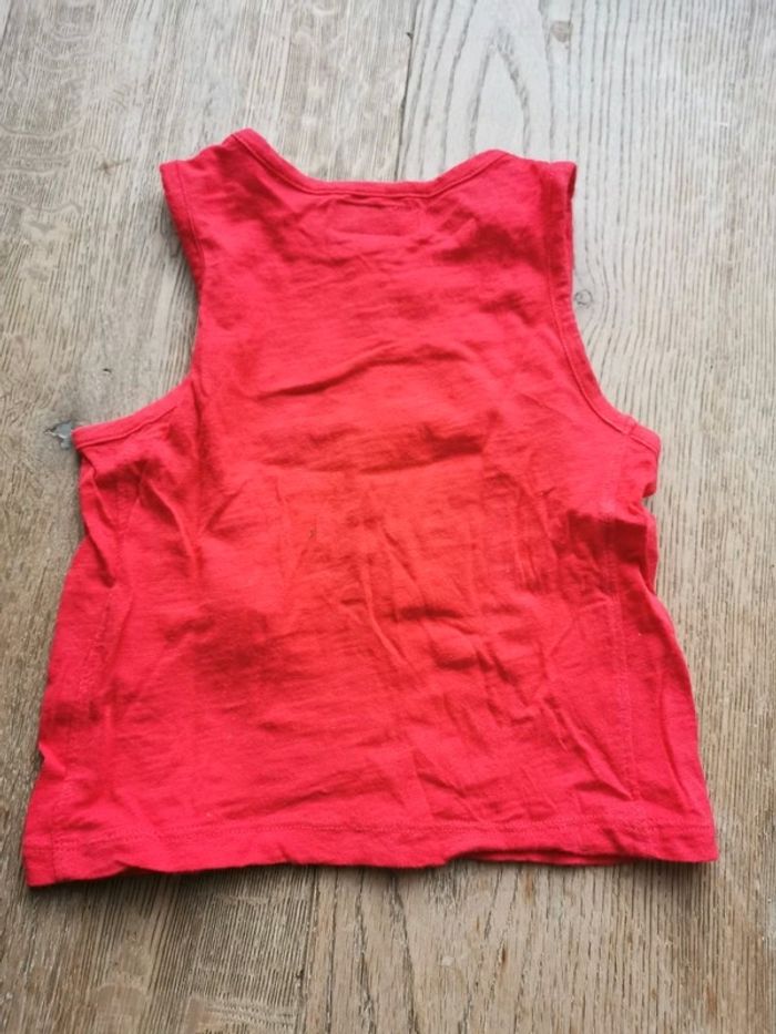 Débardeur rouge la Cie es petits 18 mois. - photo numéro 3