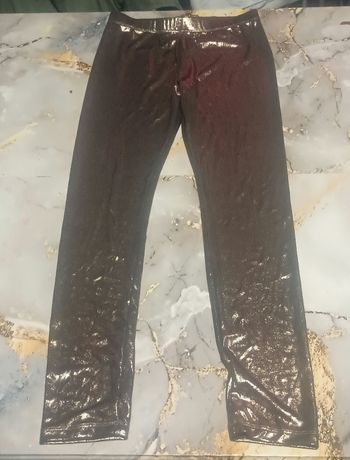 Legging brillant or taille 12 ans 