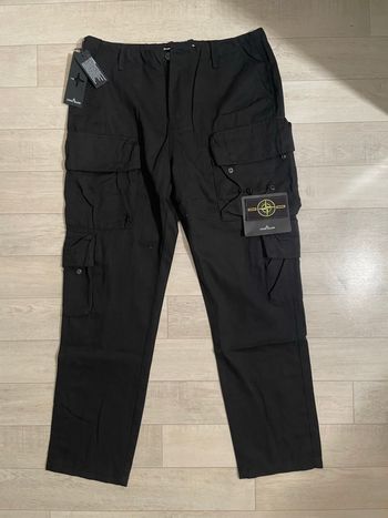 Pantalon cargo Stone Island noir