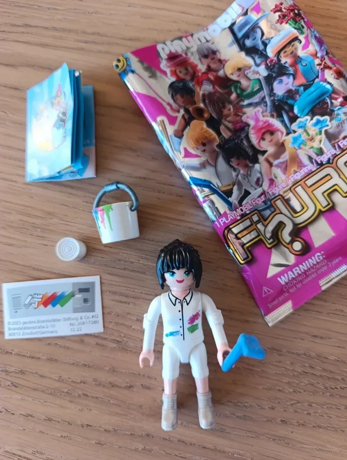 Playmobil personnage peintre neuf