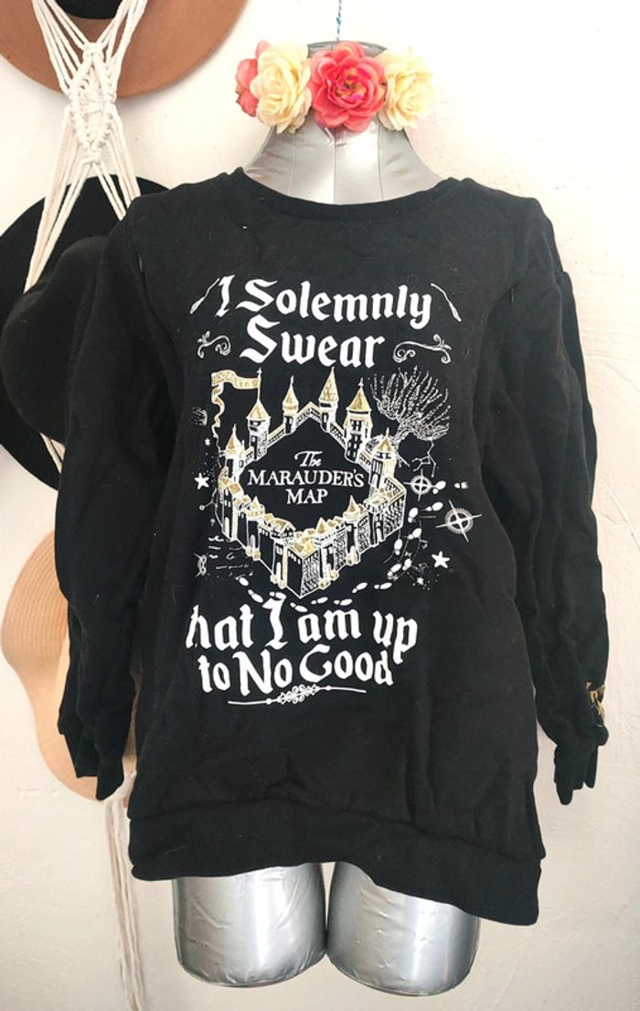 Pull d'allaitement Carte du Maraudeur Harry Potter