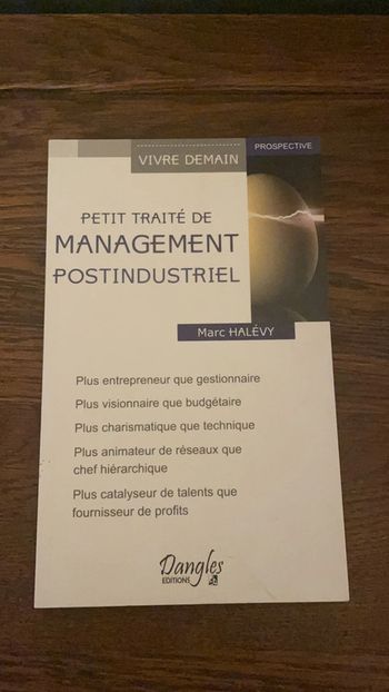 Petit traité de management postindustriel - Marc Halévy
