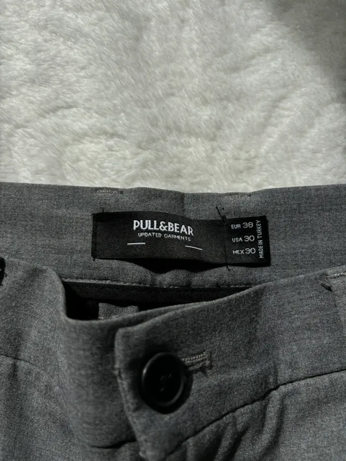 Pantalon gris Pull and Bear - photo numéro 5