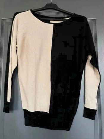 Pullover noir & doré 36/S - Kiabi