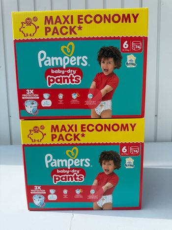 Couches taille 6 Pampers pants 