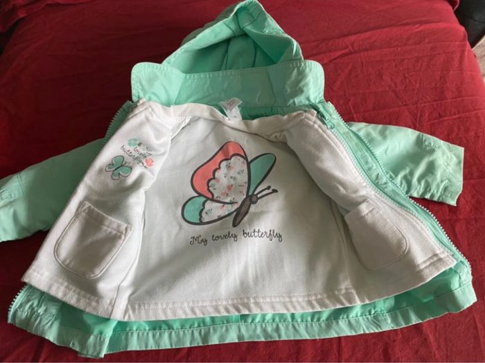 Veste 3 en 1 fille mi saison 6mois - photo numéro 3