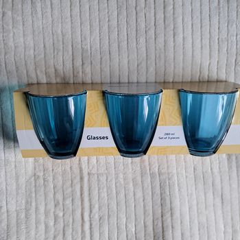 Lot de 3 verres