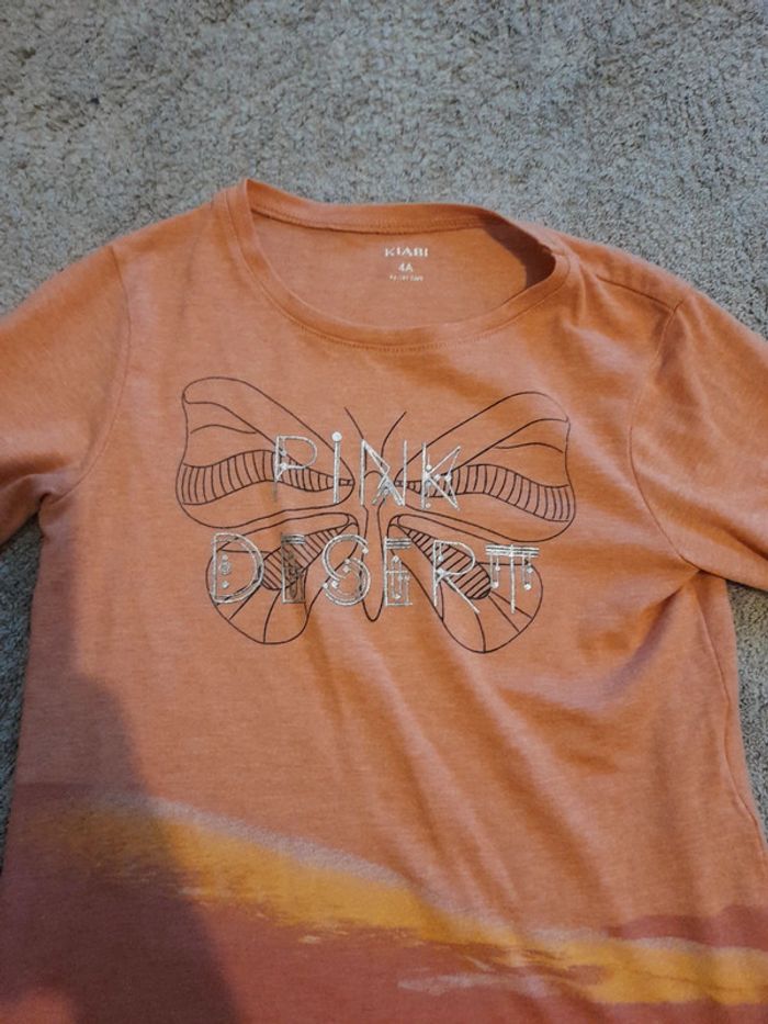 Tee shirt manches longues papillon - photo numéro 2