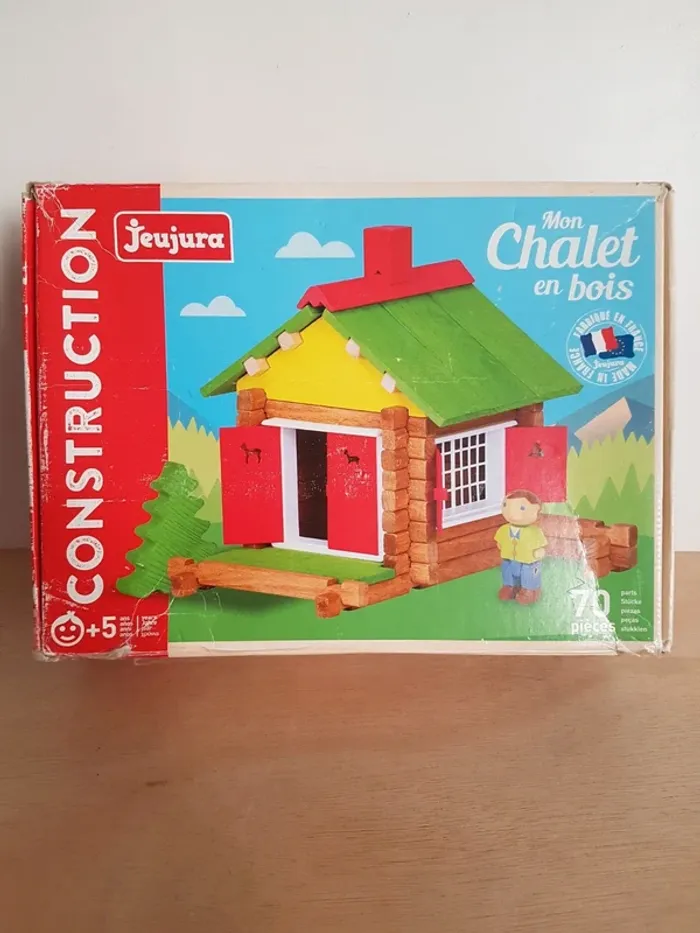 Jeujura jeu de construction Mon chalet en bois - photo numéro 2