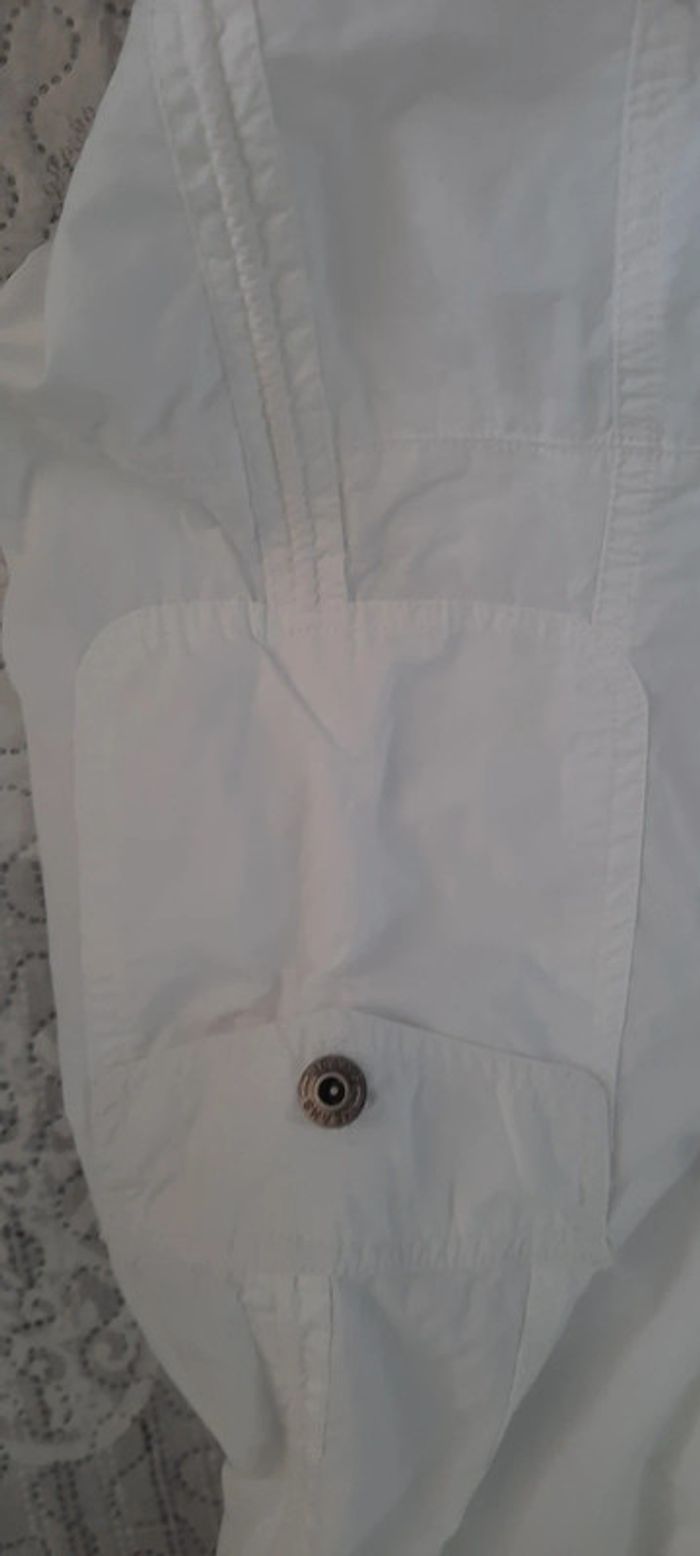 Pantalon style cargo blanc Taille L - photo numéro 4