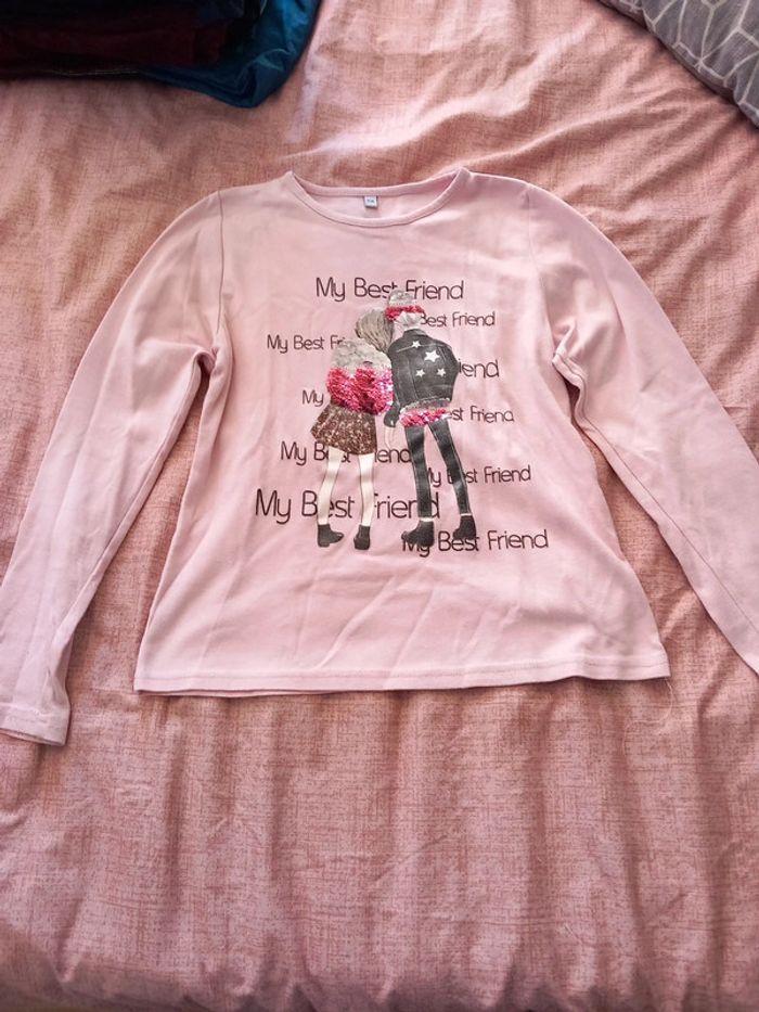 Lot de 9 tee-shirts manche longue 12 ans - photo numéro 9