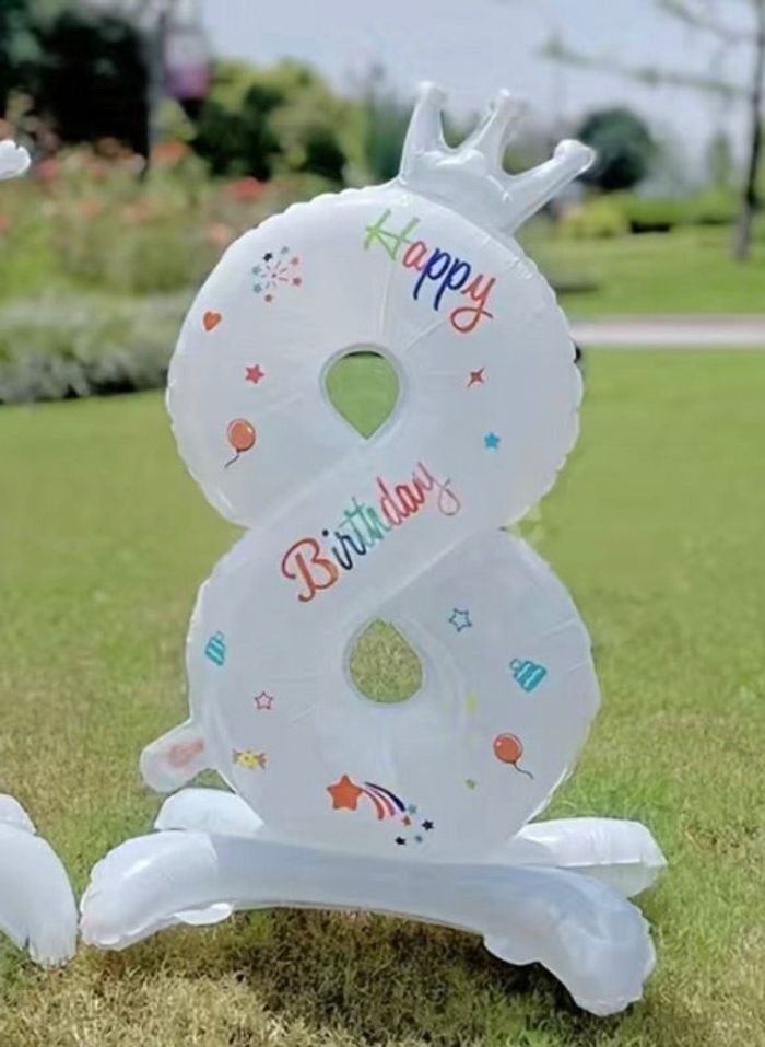 Numéro 8 gonflable #anniversaire#Neuf