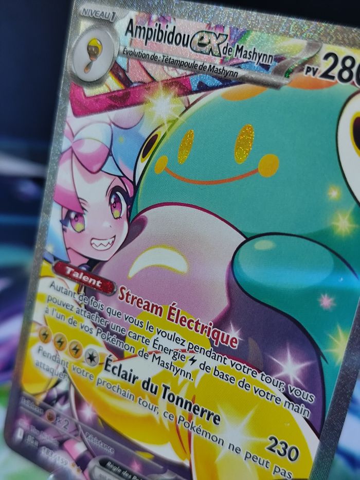 Carte pokémon neuve 🇨🇵 Ampibidou ex de Mashynn 183/159 alt Aventures ensembles - photo numéro 3