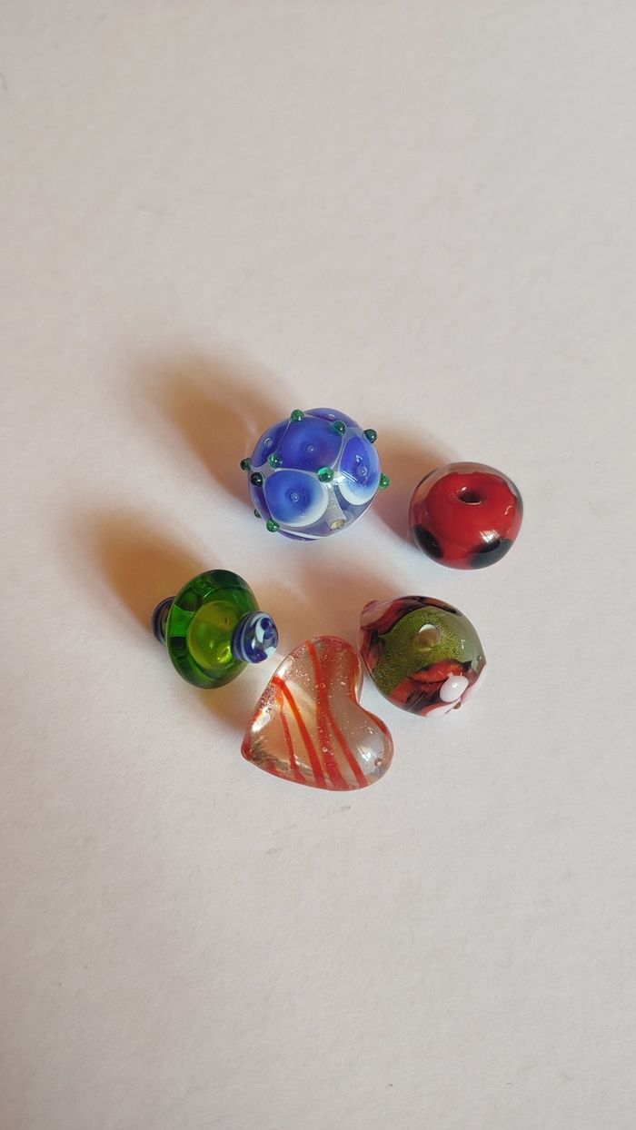 Lot perles en verre de Murano - photo numéro 2