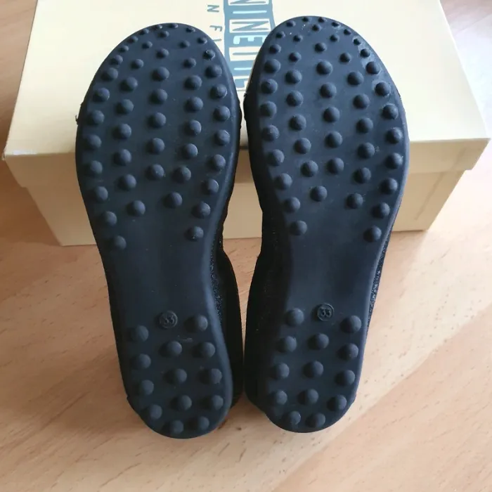 Ballerines noires Ninette en fleur - photo numéro 3