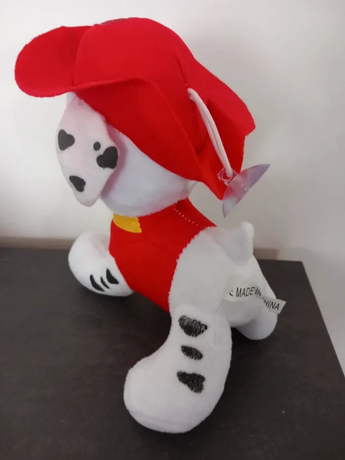 Peluche chien pompier - photo numéro 2