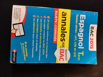 Annales bac espagnol