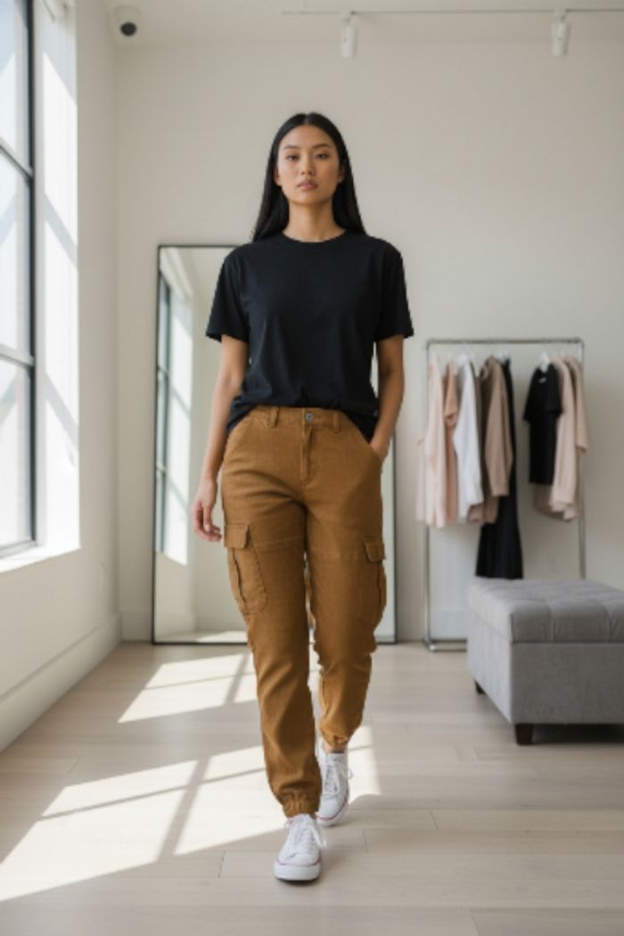 Cargo moutarde taille 36