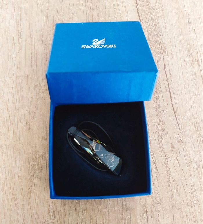 Collier cristal gris Swarovski - photo numéro 3