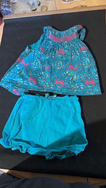 Ensemble Tunique turquoise