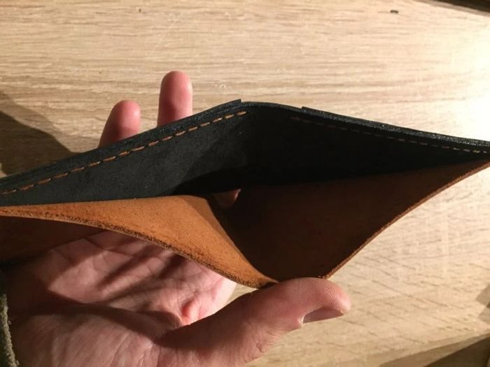 portefeuille homme fait main - photo numéro 3