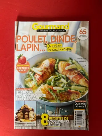 Magazine recettes poulet, dinde, lapin