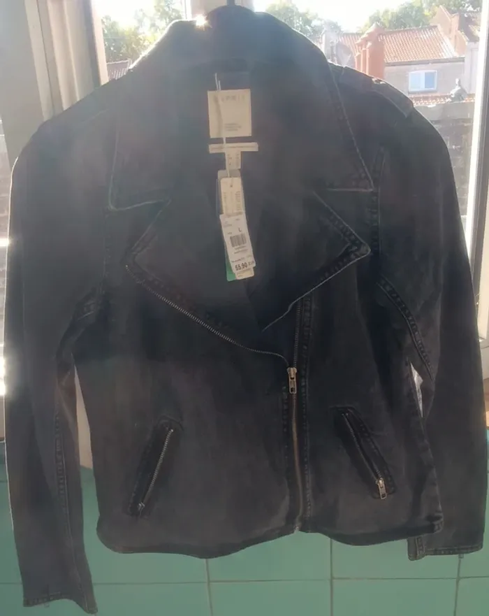 Veste jean gris foncé Esprit